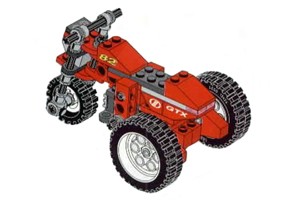 Lego Technic 8210 Moto Compétition Nitro GTX avec notice