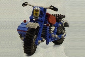 Lego 857 Motorrad mit Beiwagen