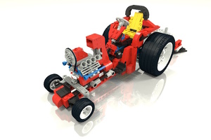 Lego 5533 Team Dragster - Red Fury