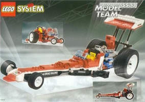 Lego 5533 Team Dragster - Red Fury