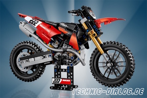 Lego 42238 Ducati Desmo450 MX Factory Motorrad